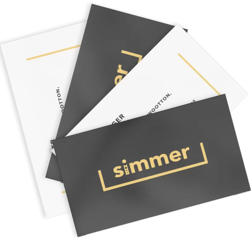 simmer-business-cards